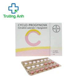 Cyclo Progynova Tab 2mg 21's Bayer - Thuốc điều trị thiếu estrogen