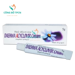 Daehwa Acyclovir Cream - Thuốc điều trị nhiễm nấm Herpes hiệu quả của Hàn Quốc