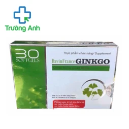 DavinFrance Ginkgo - Hỗ trợ làm giảm triệu chứng thiểu năng tuần hoàn não