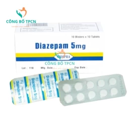 Diazepam 5mg - Thuốc điều trị các bệnh lý thần kinh hiệu quả