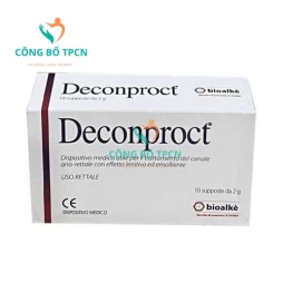 Deconproct - Giúp điều trị bệnh trĩ, viêm hậu môn, viêm trực tràng