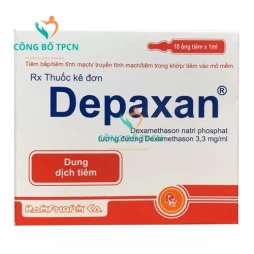 Depaxan - Thuốc dùng trong cấp cứu, trị đau rễ thần kinh, dị ứng hiệu quả