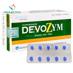 Devozym - Giảm phù nề, giảm các triệu chứng sưng, đau rát họng