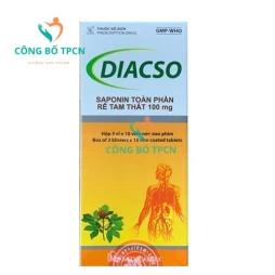 Diacso 100mg Mediplantex - Thuốc điều trị đột quỵ hiệu quả