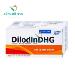 Dilodin DHG - Thuốc điều trị trĩ và suy giãn tĩnh mạch hiệu quả
