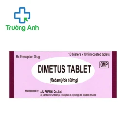Dimetus 100mg Aju - Thuốc điều trị loét dạ dày hiệu quả