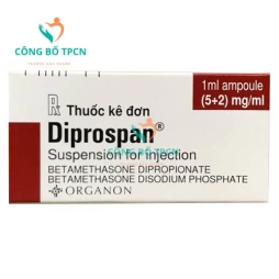 Diprospan Injection - Thuốc điều trị rối loạn cấp và mạn tính hiệu quả