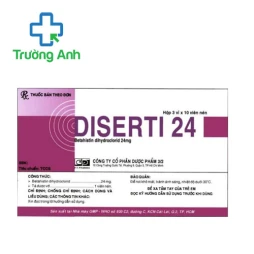 Diserti 24 FT Pharma - Thuốc điều trị hội chứng Ménière hiệu quả