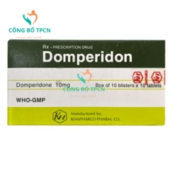 Domperidon 10mg Khapharco - Thuốc điều trị buồn nôn và nôn