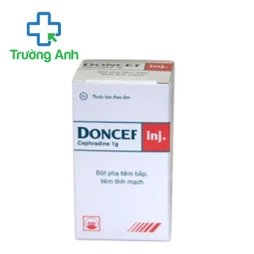 Doncef inj 1g Pymepharco - Thuốc điều trị nhiễm khuẩn hiệu quả