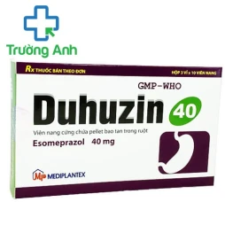 Duhuzin 40mg - Thuốc điều trị viêm loét dạ dày, tá tràng hiệu quả của Mediplantex