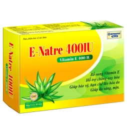 E-Natre 400IU - Bổ sung vitamin E làm đẹp da hiệu quả