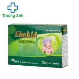 Ebekid nhuận tràng - Giúp giảm nguy cơ táo bón cho trẻ em