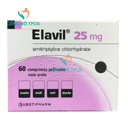 Elavil 25mg - Thuốc điều trị các triệu chứng trầm cảm hiệu quả