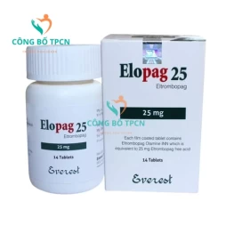 Elopag 25 - Thuốc điều trị xuất huyết gây giảm tiểu cầu miễn dịch