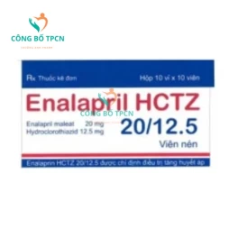 Enalapril HCTZ 20/12.5 Dopharma - Thuốc điều trị tăng huyết áp hiệu quả
