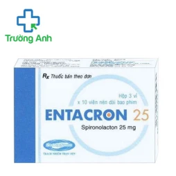 Entacron 25 Savipharm - Thuốc điều trị phù thận, phù gan hiệu quả