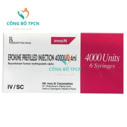 Epokine Prefilled injection 4000 IU/0,4 ml - Thuốc điều trị thiếu máu do suy thận