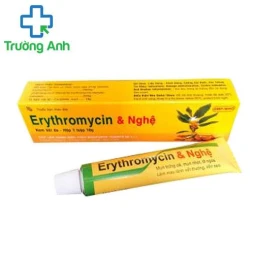 Erythromycin & Nghệ Medipharco - Giúp trị mụn nhọt, làm dịu da
