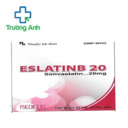 Eslatinb 20 Medisun - Thuốc điều trị tăng cholesterol máu hiệu quả