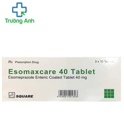 Esomaxcare 20 Tablet Square - Thuốc trị bệnh trào ngược dạ dày, thực quản 