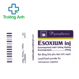 Esoxium Inj 40mg Pymepharco - Thuốc điều trị trào ngược dạ dày hiệu quả