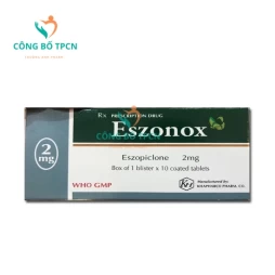 Eszonox - Thuốc điều trị mất ngủ hiệu quả của Khapharma (10 hộp)