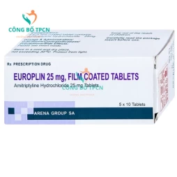 Europlin 25mg, Flim coated tablets - Thuốc trị trầm cảm hiệu quả