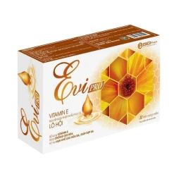 Evi pro - Bổ sung vitamin E, giúp chống oxy hóa, làm đẹp da