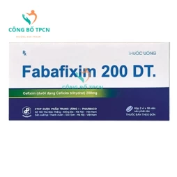 Fabafixim 200 DT. Pharbaco - Thuốc điều trị nhiễm khuẩn hiệu quả