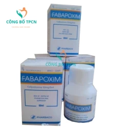 Fabapoxim 50mg/5ml Pharbaco (lọ bột) - Thuốc điều trị nhiễm khuẩn hiệu quả