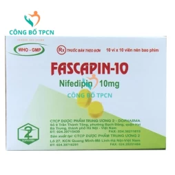 Fascapin-10 Dopharma - Điều trị cho bệnh nhân cao huyết áp