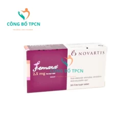 Femara 2.5mg (mẫu nâu đỏ) - Thuốc điều trị bệnh ung thư vú