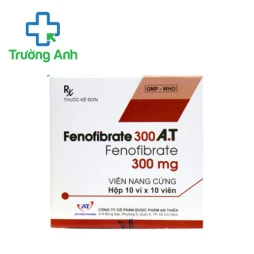 Fenofibrate 300 A.T - Thuốc điều trị chứng tăng Cholesterol máu hiệu quả