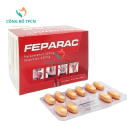 Feparac USP (vỉ) - Giúp giảm đau, hỗ trợ điều trị bệnh viêm xương khớp