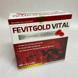 Fevitgold Vital - Bổ sung sắt và acid folic cho cơ thể hiệu quả