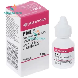 FML Liquifilm 0,1% 5ml - Dung dịch nhỏ trị viêm nhiễm ở ngoài mắt