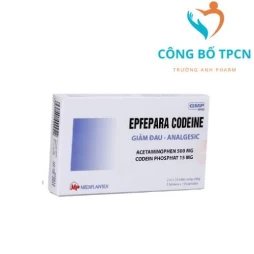 Epfepara Codeine - Thuốc hỗ trợ giảm đau, hạ sốt