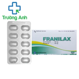 Franilax - Thuốc điều trị phù, suy tim, cổ trướng do tăng aldosteron thứ phát