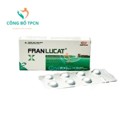 Franlucat 5mg - Thuốc điều trị bệnh hen suyễn hiệu quả