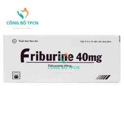 Friburine 40mg - Thuốc điều trị tăng acid uric máu mãn tính