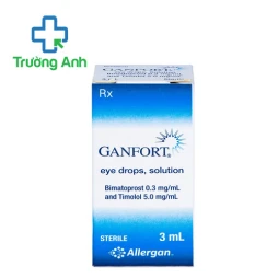 Ganfort Allergan - Dung dịch nhỏ mắt giúp giảm áp suất nội nhãn