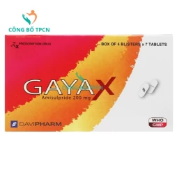 Gayax 200mg - Thuốc điều trị bệnh tâm thần phân liệt cấp tính và mãn tính