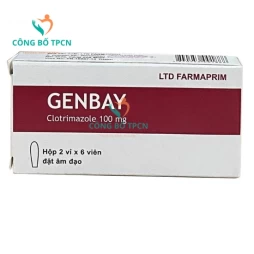 Genbay - Viên đặt điều trị nhiễm nấm âm đạo hiệu quả
