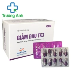 Giảm đau TK3 - Thuốc giảm đau, hạ sốt hiệu quả của Hadiphar