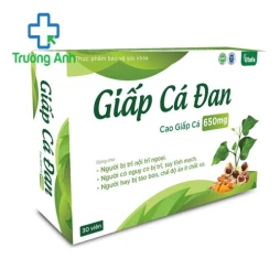 GIẤP CÁ ĐAN - Hỗ trợ nhuận tràng, tăng sức bền thành mạch