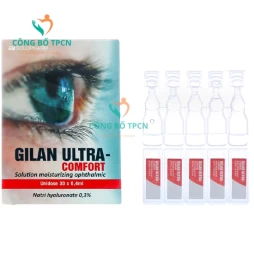 Gilan Ultra Comfort - Dung dịch nhỏ trị khô mắt, viêm giác mạc