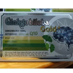 Ginkgo Biloba Gold+ - Giúp hoạt huyết, tăng cường tuần hoàn máu não