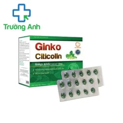 Ginko Citicolin - Hỗ trợ hoạt huyết, tăng cường tuần hoàn máu não