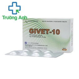 Givet-10 - Thuốc điều trị hen phế quản và tình trạng viêm mũi dị ứng hiệu quả